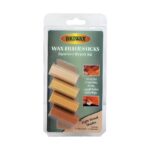 Briwax Wax Filler Sticks – Light Brown Shades (Wood Filler for Repair & Polishing)