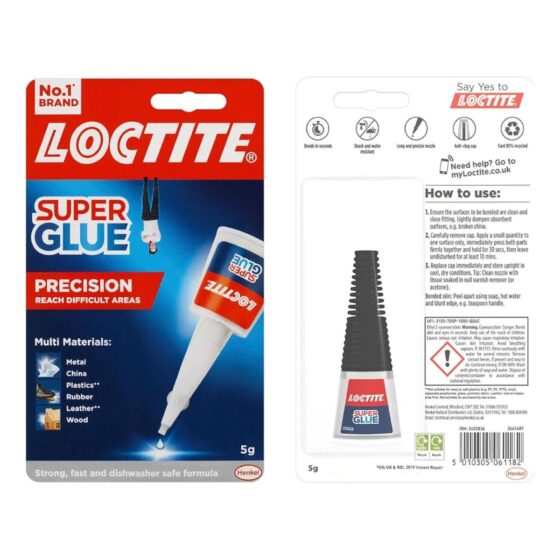Loctite Precision (5g) Glue – Strong Liquid Adhesive for Quick, Accurate Repairs & Bonding