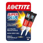 Loctite Power Gel Super Glue (2 x 3g) – Flexible, No-Drip Adhesive for Strong, Precise Bonds