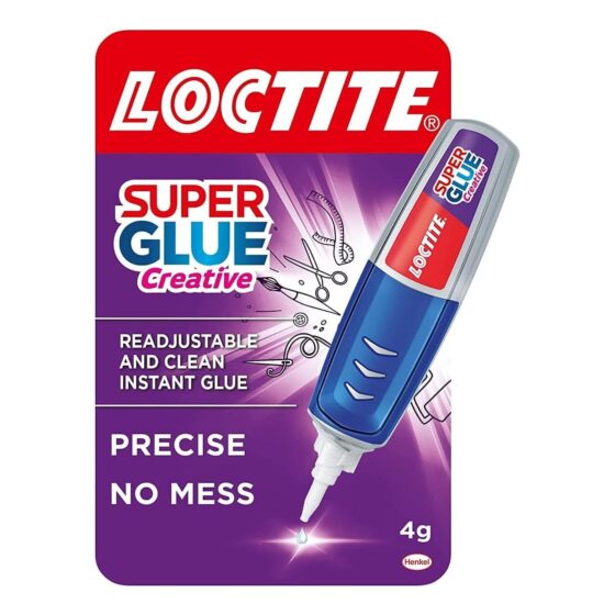 Loctite Super Glue Creative Pen (4g) – Precise Gel for Clear Repairs on Vertical Surfaces
