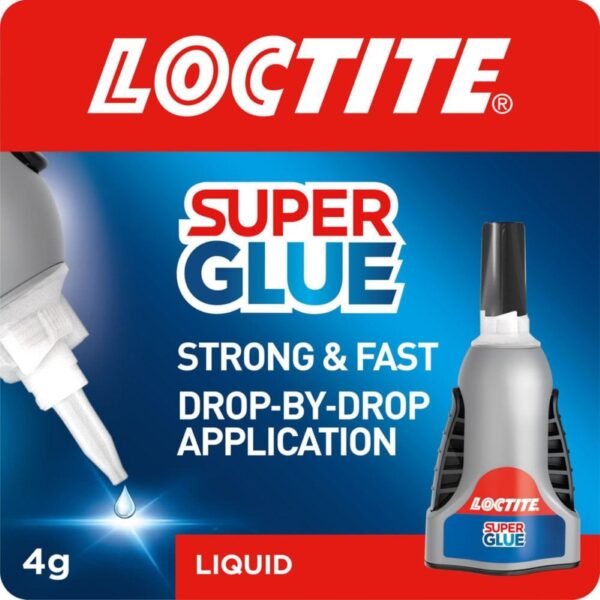 Loctite Super Glue Liquid Control 5g – Precision Adhesive for Quick Repairs on Wood, Metal, Plastic, Ceramic & More