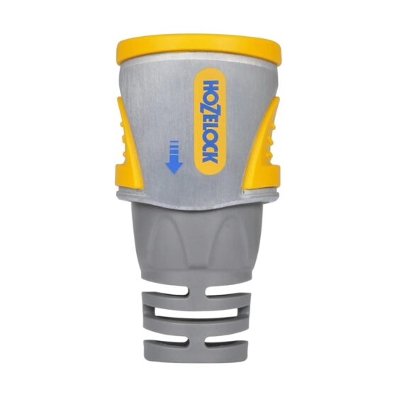 Hozelock Hose End Connector Pro (12.5mm-15mm) – Premium Metal, Leak-Free Fitting for Secure Connections