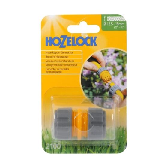 Hozelock Hose Repair Connector (2.5mm-15mm) – Durable, Leak-Proof Solution for Hose Repairs and Extensions