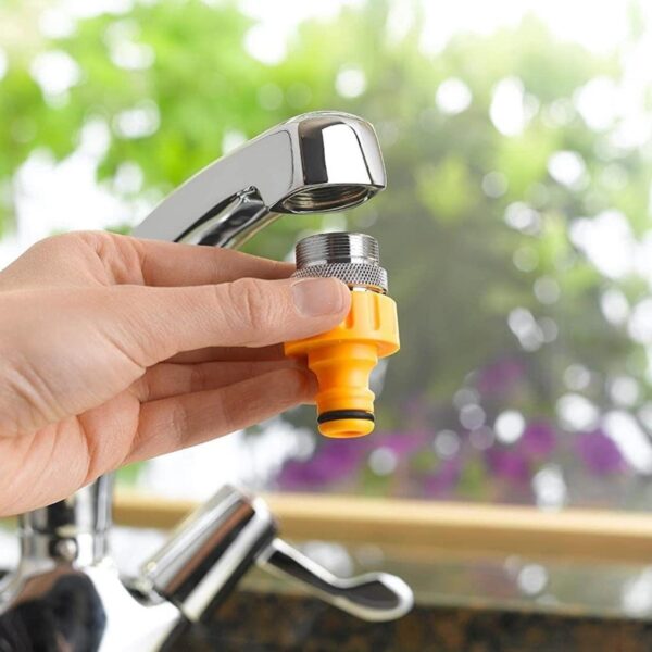 Hozelock Indoor Threaded Male Connector (24mm) – Secure and Convenient Solution for Hose Attachments