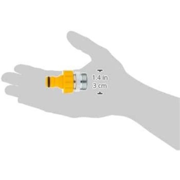 Hozelock Indoor Threaded Male Connector (24mm) – Secure and Convenient Solution for Hose Attachments