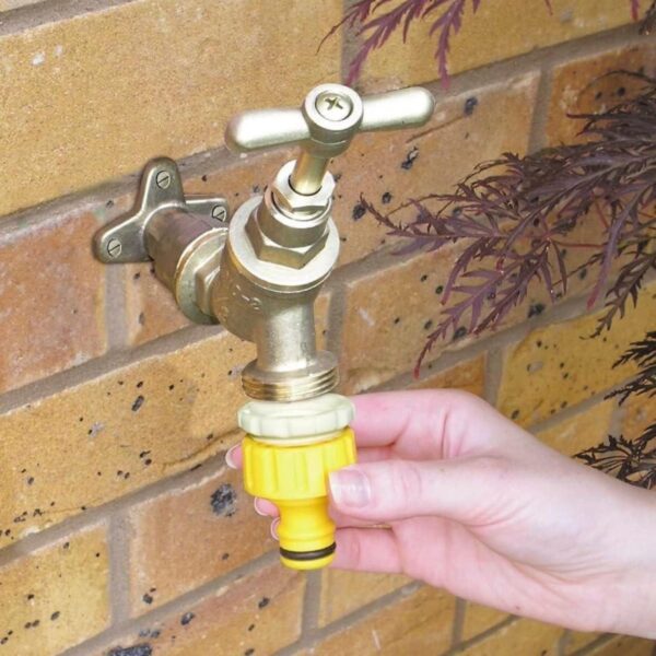 Hozelock Outdoor Tap Connector (21mm-26.5mm) – Secure, Leak-Free Connection for Easy Garden Watering 5 Hozelock Outdoor Tap Connector (21mm-26.5mm) – Secure, Leak-Free Connection for Easy Garden Watering