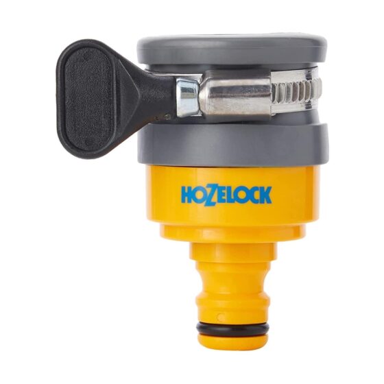 Hozelock Round Tap Connector (20mm-24mm) – Secure, Leak-Free Connection for Mixer and Oval Taps
