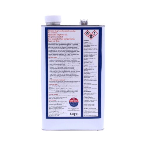 Bonda G4 Clear Pond Sealer 5KG – Waterproof Coating for Ponds, Concrete & Stone Surfaces 8 Bonda G4 Clear Pond Sealer 5KG – Waterproof Coating for Ponds, Concrete & Stone Surfaces