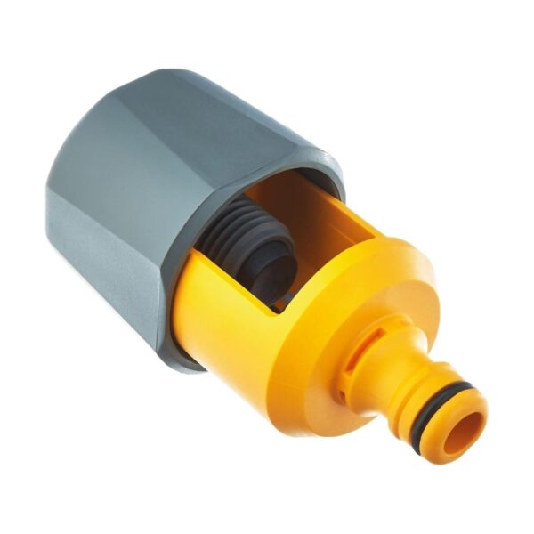 Hozelock Mixer Tape Connector (34mm – 43mm) – Durable, Leak-Free Connection for Garden Water Systems