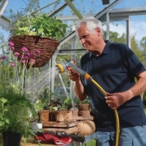 Hozelock Hozelock Multi Plus Spray Gun (Rose Head) – 8 Spray Patterns & Adjustable Flow Control for Versatile Watering 8 Hozelock Hozelock Multi Plus Spray Gun (Rose Head) – 8 Spray Patterns & Adjustable Flow Control for Versatile Watering