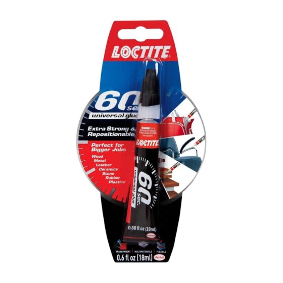 Loctite 60 Second All Purpose Glue (20g) – Fast-Drying, Strong Adhesive for Quick Repairs