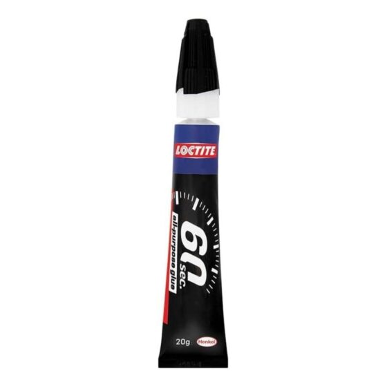 Loctite 60 Second All Purpose Glue (20g) – Fast-Drying, Strong Adhesive for Quick Repairs
