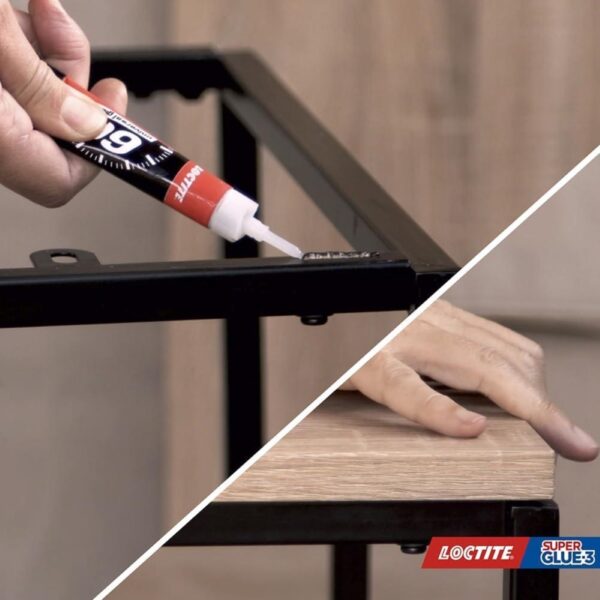 Loctite 60‑Second All‑Purpose Glue – 20g Ultra-Thick, Non-Drip Gel for Fast, Flexible Repairs 3 Loctite 60 Second All Purpose Glue (20g) – Fast-Drying, Strong Adhesive for Quick Repairs