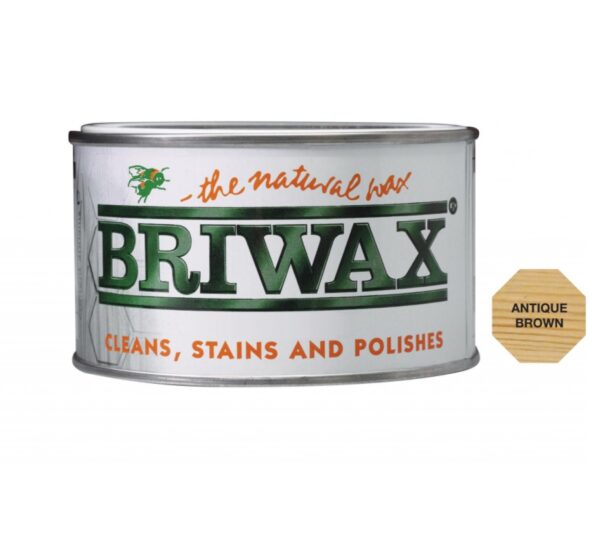 Briwax Furniture Wood Polish – Antique Brown (400g) Natural Wax for Cleaning, Staining & Polishing Wood 1 Briwax Furniture Wood Polish – Antique Brown (400g) Natural Wax for Cleaning, Staining & Polishing Wood