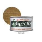 Briwax Furniture Wood Polish – Dark Oak (400g) Natural Wax for Cleaning, Staining & Polishing Wood