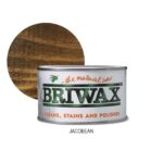 Briwax Furniture Wood Polish – Jacobean (400g) Natural Wax for Cleaning, Staining & Polishing Wood