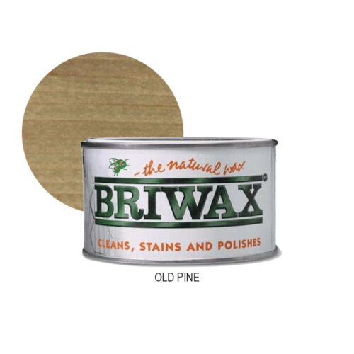Briwax Furniture Wood Polish – Old Pine (400g) Natural Wax for Cleaning, Staining & Polishing Wood