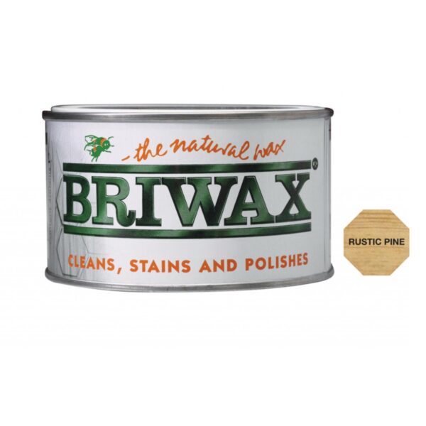 Briwax Furniture Wood Polish - Rustic Pine (400g) Natural Wax for Cleaning, Staining & Polishing Wood 1 Briwax Furniture Wood Polish – Rustic Pine (400g) Natural Wax for Cleaning, Staining & Polishing Wood
