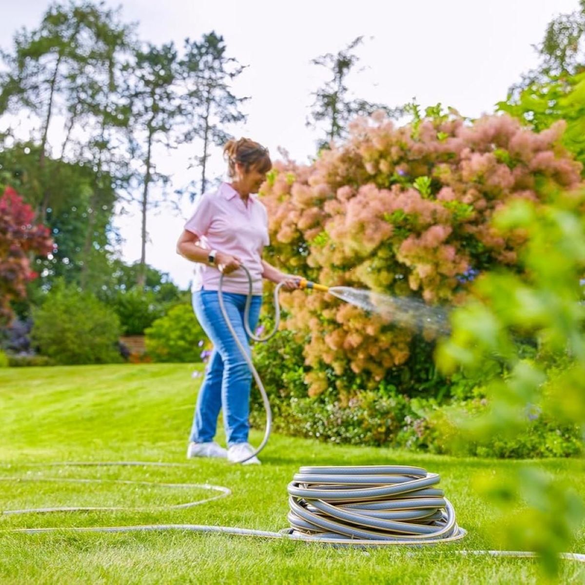 Hozelock 15M x 12.5mm Select Hose & Fitting Set – Strong, Flexible Hose with Durable Fittings