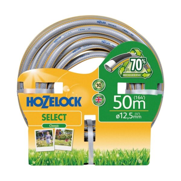 Hozelock 50M x 12.5mm Select Hose – Durable, Flexible Hose for Efficient Garden Watering
