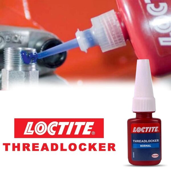 Loctite Threadlocker 5g – Medium Strength Adhesive for Metal Fasteners – Prevents Loosening, Leakage & Corrosion 3 Loctite Threadlocker (5g) – Fast-Acting Lock & Sealant for Threads, Prevents Leakage & Corrosion