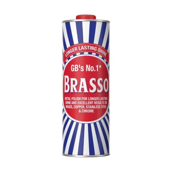 Brasso Liquid Metal Polish (1L) – High-Performance Cleaner for Brass, Copper, Stainless Steel & More