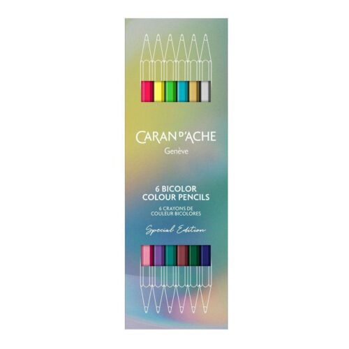 Caran d’Ache 6 Bicolor (12) Colour Pencils Special Edition