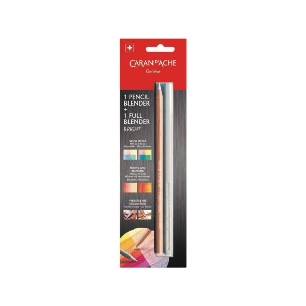 Caran d’Ache 1 Pencil Blender + 1 Full Blender Bright,  blistercarded