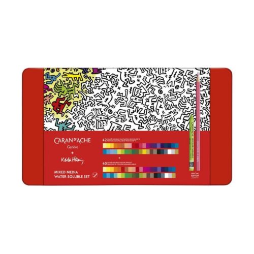 Caran d’Ache Mixed Media Keith Haring Set