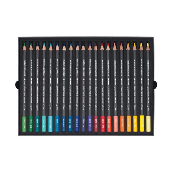 Caran d'Ache Museum Aquarelle 20 Landscape Watercolour Pencils - Professional Set in Cardboard Box 2 Caran d’Ache Museum Aquarelle 20 Landscape Watercolour Pencils – Professional Set in Cardboard Box