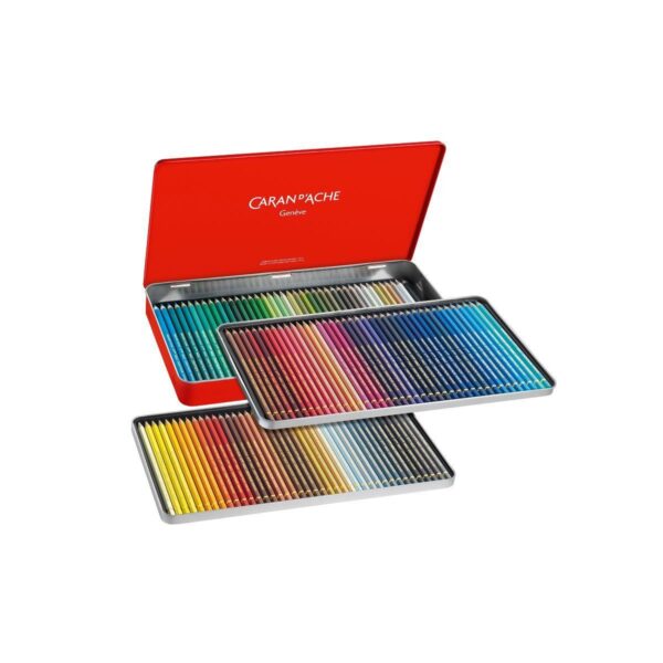 Caran d'Ache Pablo 120 Water Resistant Colour Pencils in Metal Tin 2 Caran d’Ache Pablo 120 Water Resistant Colour Pencils in Metal Tin