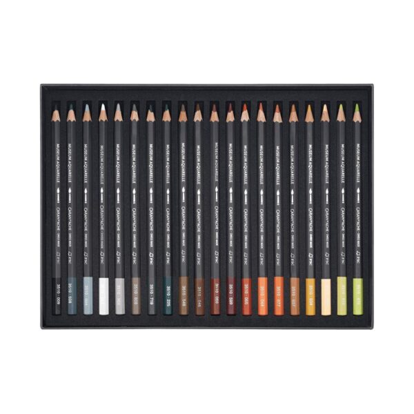 Caran d'Ache Museum Aquarelle 20 Landscape Watercolour Pencils - Professional Set in Cardboard Box 3 Caran d’Ache Museum Aquarelle 20 Landscape Watercolour Pencils – Professional Set in Cardboard Box
