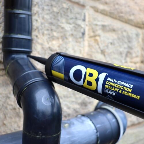 OB1 Black Multi-Surface Construction Sealant & Adhesive (2 Packs) 290ml Tube - Waterproof, Weatherproof & Durable Silicone 15 OB1 Black Multi-Surface Construction Sealant & Adhesive 290ml Tube – Waterproof, Weatherproof & Durable Silicone