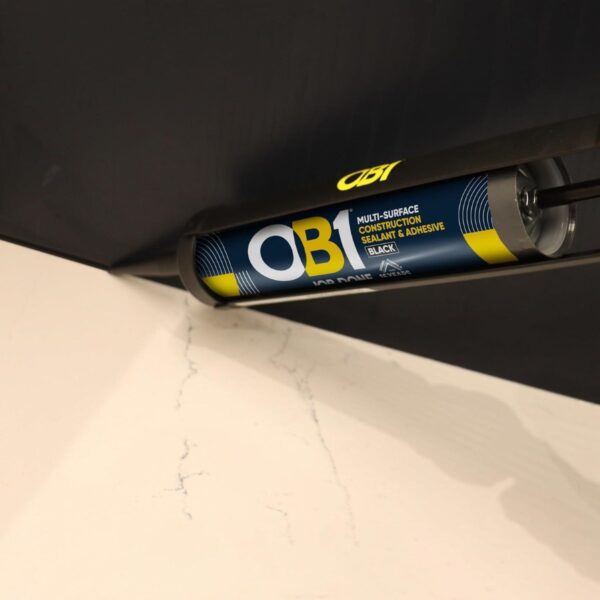 OB1 Black Multi-Surface Construction Sealant & Adhesive (2 Packs) 290ml Tube - Waterproof, Weatherproof & Durable Silicone 7 OB1 Black Multi-Surface Construction Sealant & Adhesive 290ml Tube – Waterproof, Weatherproof & Durable Silicone