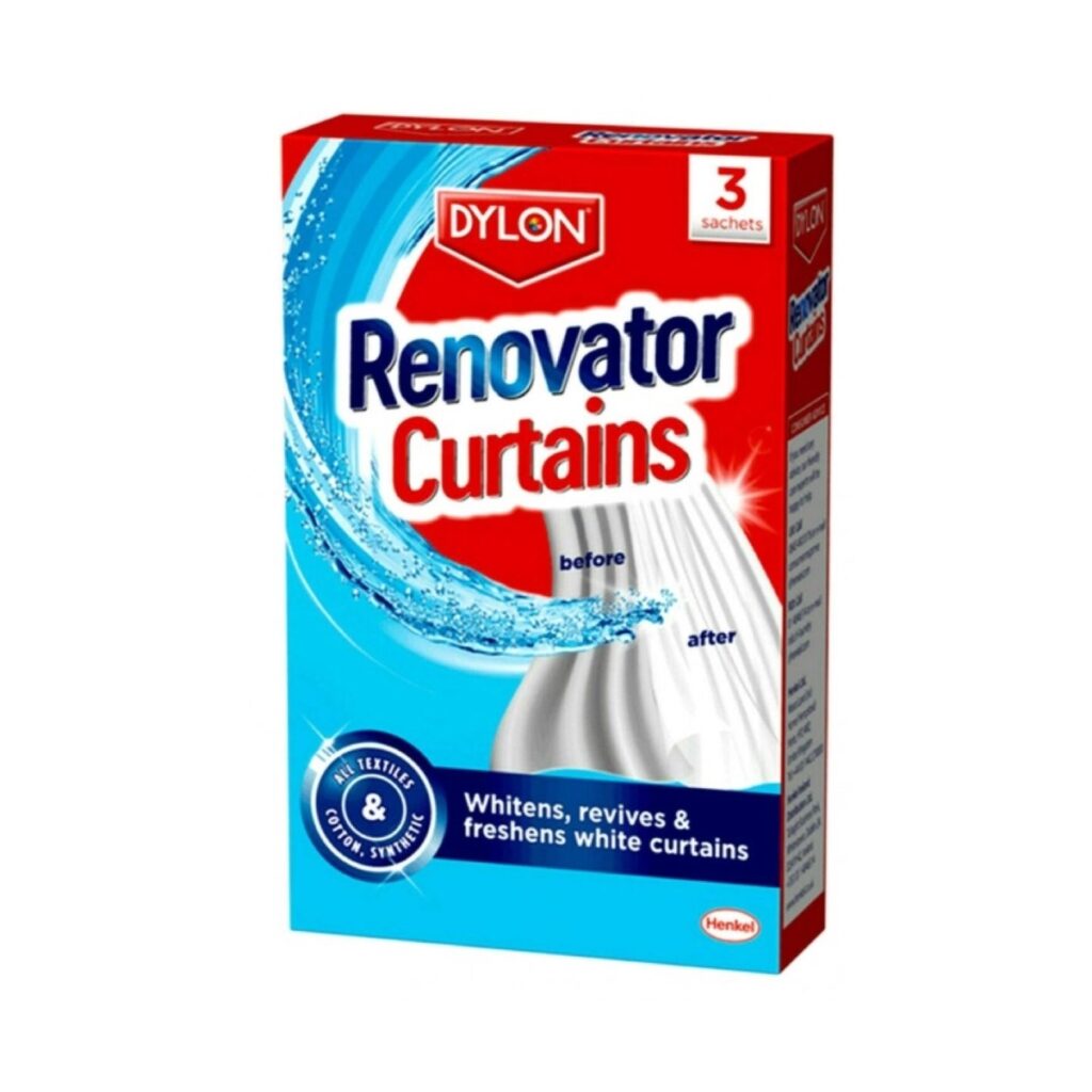 Dylon Renovator Curtain Whitener Sachets 3 Pack