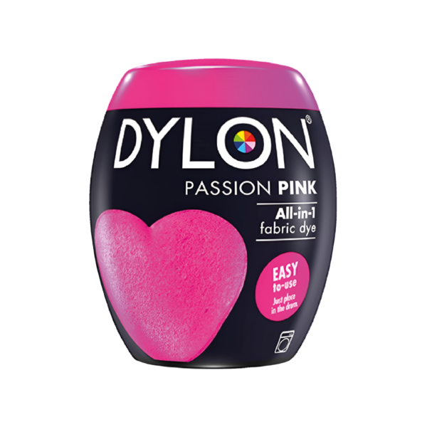 Dylon Passion Pink Dye Pod – Easy, Long-Lasting Fabric Dye for Machine Use