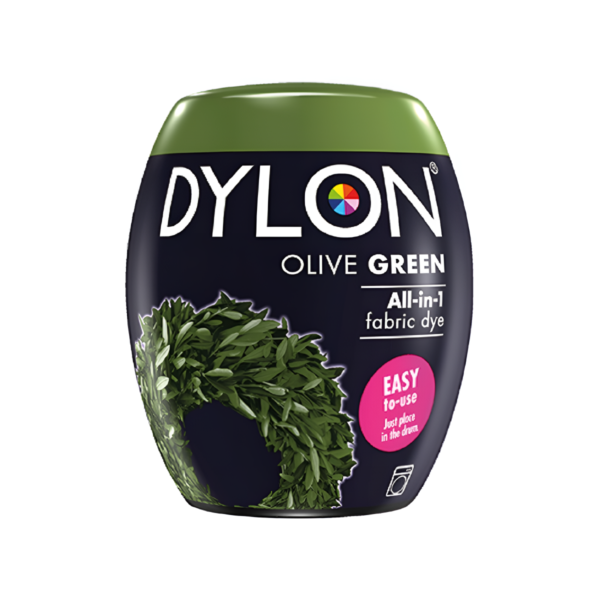MD-34-GRN.png Dylon Olive Green Dye Pod – Easy, Long-Lasting Fabric Dye for Machine Use
