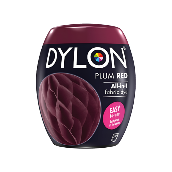 Dylon Plum Red Dye Pod – Easy, Long-Lasting Fabric Dye for Machine Use