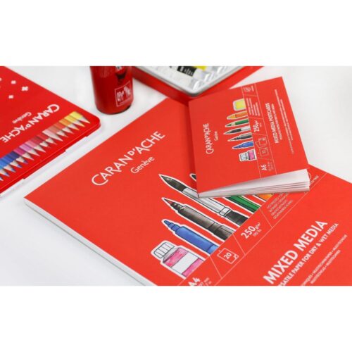 Caran d’Ache Mixed Media 20 Sheets A3 297x420mm – 250gsm Acid-Free Paper Pad