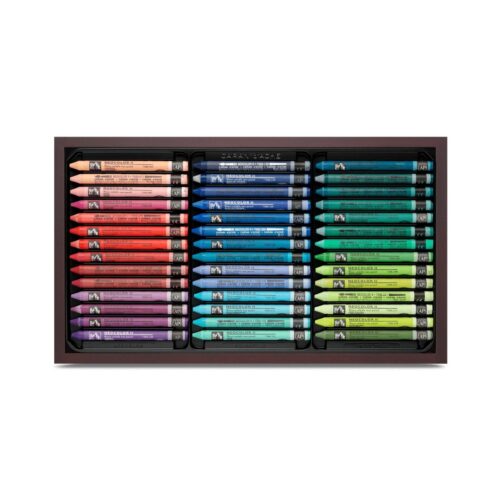 Caran d'Ache Neocolor II Water Soluble Wax Colour Pastels - Luxury Wooden Box Set 6 Caran d’Ache Neocolor II Water Soluble Wax Colour Pastels – Luxury Wooden Box Set