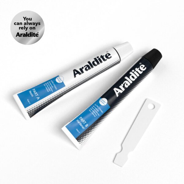 Araldite Standard Epoxy Adhesive 2 x 15ml – Heavy-Duty, Extra Strong Glue for All Surfaces 1 Araldite Standard Epoxy Adhesive 2 x 15ml – Heavy-Duty, Extra Strong Glue for All Surfaces