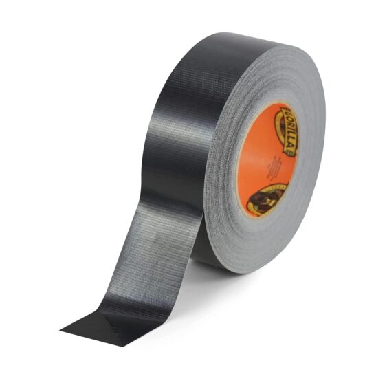 Gorilla Tape Black 73mm x 32M – Heavy Duty, Weather-Resistant Duct Tape for Ultimate Holding Power