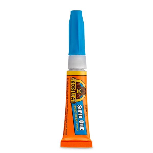Gorilla Super Glue Liquid 2 x 3g – Fast-Setting, Impact-Resistant Adhesive with Anti-Clog Cap 1 Gorilla Super Glue Liquid 2 x 3g – Fast-Setting, Impact-Resistant Adhesive with Anti-Clog Cap