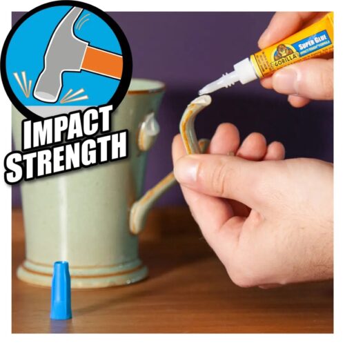 Gorilla Super Glue Liquid 2 x 3g – Fast-Setting, Impact-Resistant Adhesive with Anti-Clog Cap 9 Gorilla Super Glue Liquid 2 x 3g – Fast-Setting, Impact-Resistant Adhesive with Anti-Clog Cap