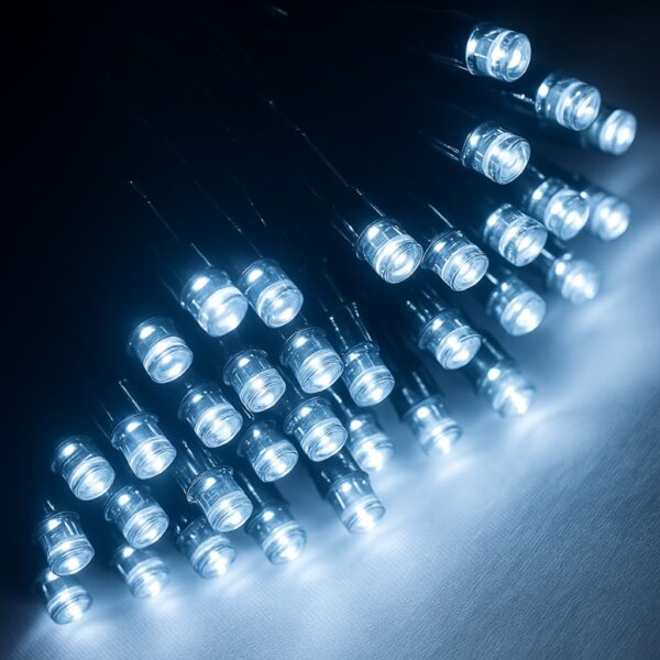 200 LED White String Lights (19.9m) – Battery Fairy Lights for Christmas, Weddings, and Home Decor