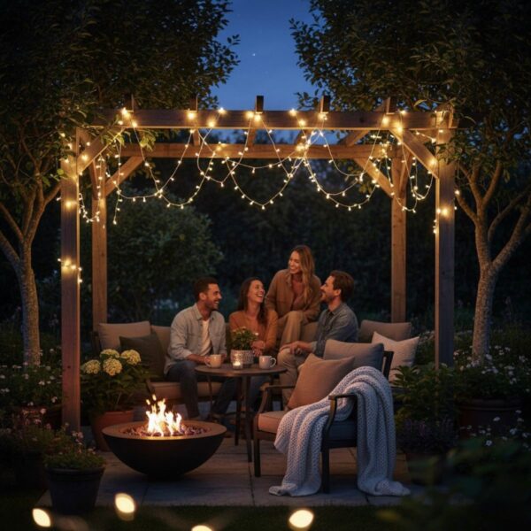 100 LED Warm White String Lights (6.9m) – Battery Fairy Lights for Christmas, Weddings, and Home Decor