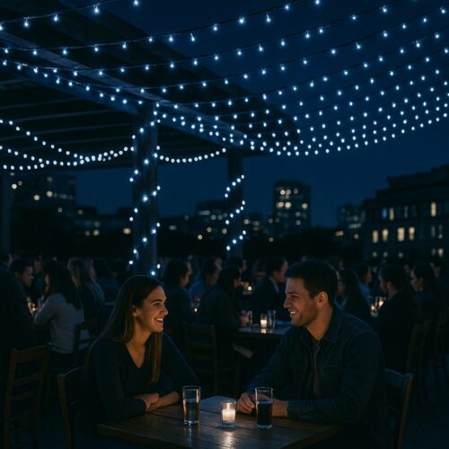 100 LED White String Lights (6.9m) – Battery Fairy Lights for Christmas, Weddings, and Home Decor