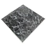 Dark Marble Effect Adhesive Vinyl Floor Tiles 30.5cm x 30.5cm x 0.9mm Each (Single Sample)