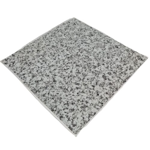 White Granite Stone Effect Adhesive Vinyl Floor Tiles 30.5cm x 30.5cm x 0.9mm Each (Single Sample)