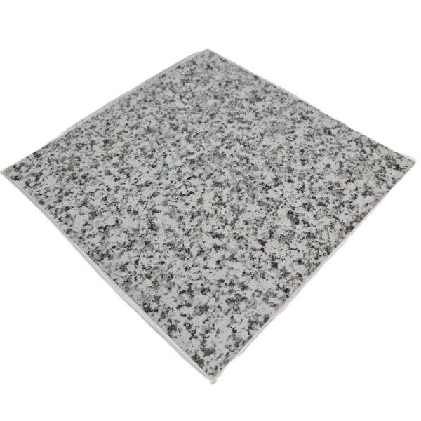 DIY-STN-GRN.jpg White Granite Stone Effect Adhesive Vinyl Floor Tiles 30.5cm x 30.5cm x 0.9mm Each (Single Sample)